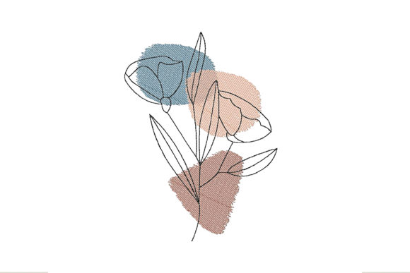 Abstract Poppy: A Modern Embroidery Design Review