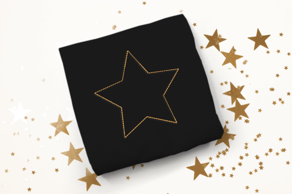 Basic Star Linework: A Minimalist Gem for Boutique Apparel