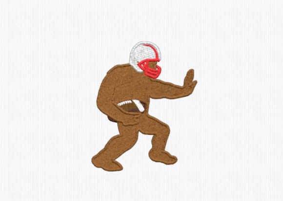 Bigfoot with Football and Helmet: A Crafter's Review