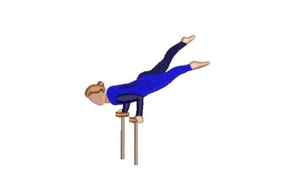 Canes: A Bold Gymnastics Design for Active Apparel