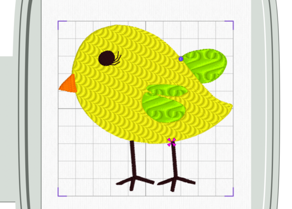 Chick: A Sweet Machine Embroidery Design for Baby Gifts
