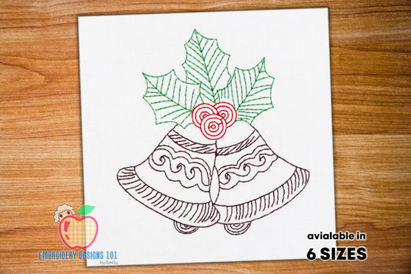 Decorative Bell: A Minimalist Line Art Review for Holiday Projects