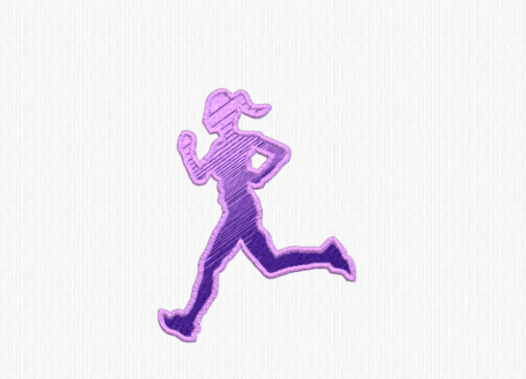 Ombre Runner: A Bold Sports Design for Etsy Sellers