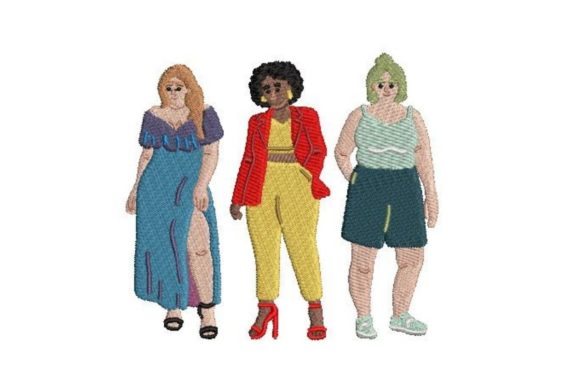 Plus Size Women: A Bold Statement for Modern Embroidery