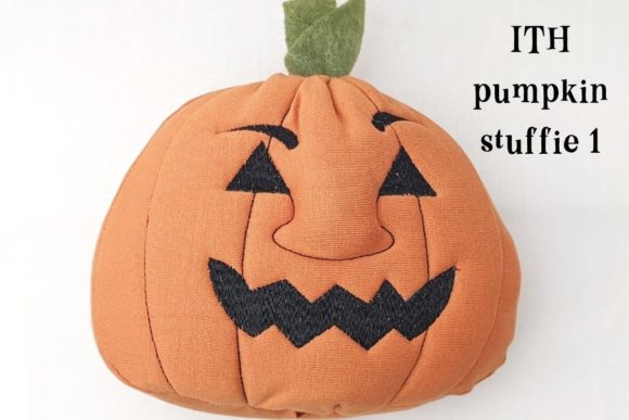Review: ITH Pumpkin Stuffie Face for Boutique Apparel