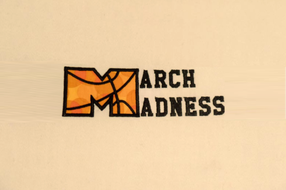 Review: March Madness Basketball Applique for Etsy Shops