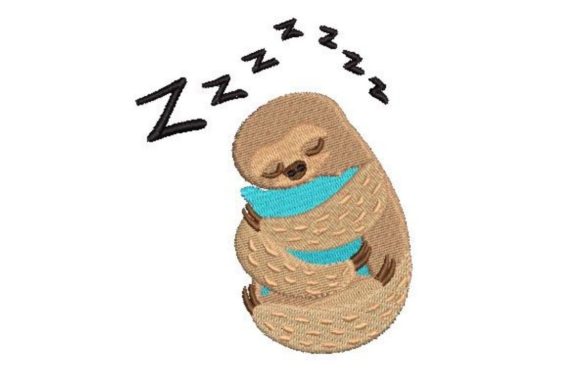 Sloth Sleeping: A Cozy Holiday Embroidery Review