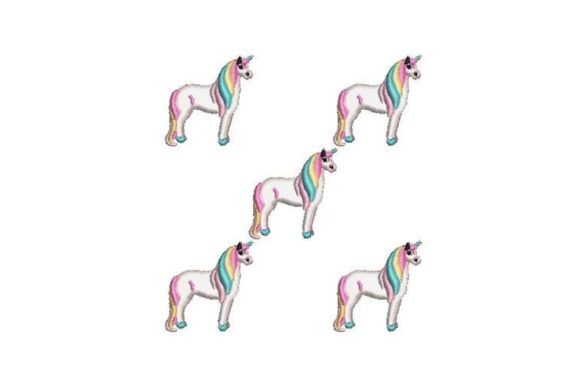 Unicorn Print: A Magical Embroidery Design for Baby Gifts